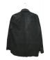ESTNATION (エストネーション) ラムレザーCPOシャツブルゾン ブラック サイズ:M 未使用品：17800円