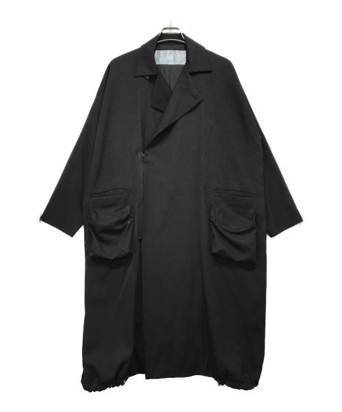 Dulcamara（ドゥルカマラ）Dulcamara (ドゥルカマラ) よそいきWモッズロングCT-P ブラック サイズ:1の古着・服飾アイテム