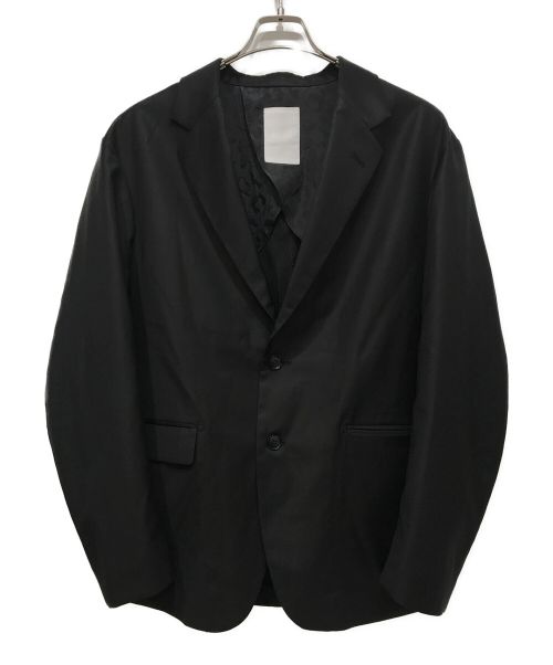 ONE GRAVITY（ワングラヴィティ）ONE GRAVITY (ワングラヴィティ) シャイニーウールトロピカル2Bジャケット ブラック サイズ:Lの古着・服飾アイテム