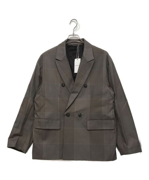 STUDIOUS（ステュディオス）STUDIOUS (ステュディオス) Loose double jacket ベージュ サイズ:2 未使用品の古着・服飾アイテム