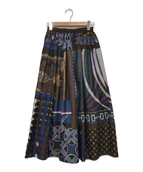 KOLOR（カラー）KOLOR (カラー) 総柄スカート マルチカラー サイズ:1の古着・服飾アイテム