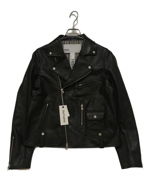 ticca（ティッカ）ticca (ティッカ) レザージャケット ブラック サイズ:40の古着・服飾アイテム
