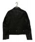 ticca (ティッカ) レザージャケット ブラック サイズ:40：37800円