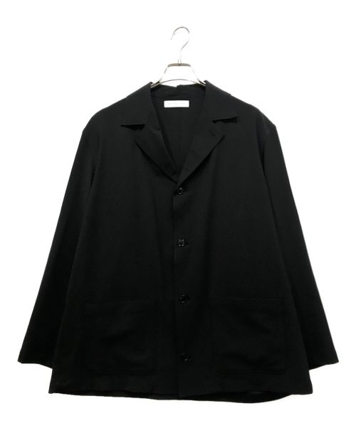 ESTNATION（エストネーション）ESTNATION (エストネーション) カバーオールシャツジャケット ブラック サイズ:Lの古着・服飾アイテム