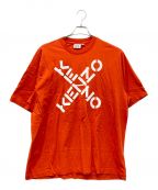 KENZOケンゾー）の古着「オーバーサイズシャツ」｜オレンジ