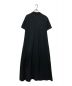 LACOSTE (ラコステ) 鹿の子地マキシ丈ドレス ブラック サイズ:36 未使用品：9800円