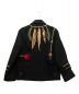 VALENTINO (ヴァレンティノ) ビーズフェザー ウールジャケット ブラック サイズ:44：77800円