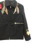 中古・古着 VALENTINO (ヴァレンティノ) ビーズフェザー ウールジャケット ブラック サイズ:44：77800円