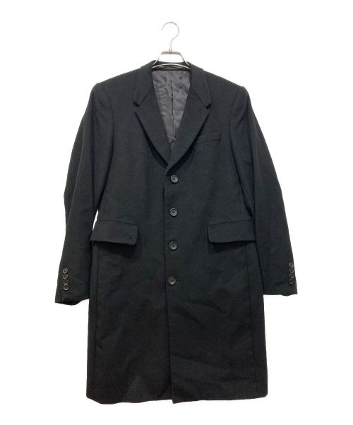 PS Paul Smith（ＰＳポールスミス）PS Paul Smith (ＰＳポールスミス) カシミヤチェスターコート ブラック サイズ:Lの古着・服飾アイテム