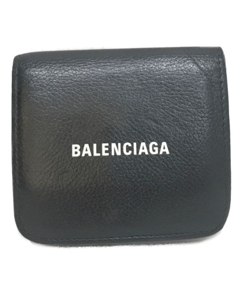 BALENCIAGA（バレンシアガ）BALENCIAGA (バレンシアガ) 2つ折り財布 ブラックの古着・服飾アイテム