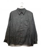 LEMAIREルメール）の古着「ボタン デニム シャツ」｜グレー