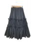 MECRE (メクル) リサイクルナイロンギャザーフレアスカート ネイビー サイズ:S：12800円