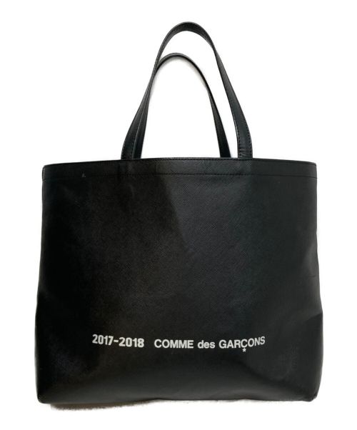 COMME des GARCONS（コムデギャルソン）COMME des GARCONS (コムデギャルソン) LOGO TOTE BAG ブラックの古着・服飾アイテム