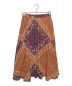 sara mallika (サラマリカ) 総柄スカート オレンジ×パープル サイズ:S：7800円