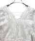中古・古着 HER LIP TO (ハーリップトゥ) Back Lace-up Romantic Dress ホワイト サイズ:S：17800円