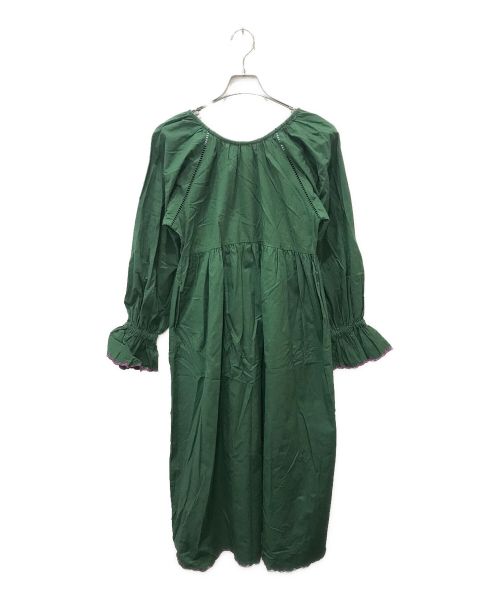 freada（フリーダ）freada (フリーダ) バックオープンワンピース グリーン サイズ:ONE SIZEの古着・服飾アイテム