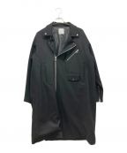 UNITED TOKYOユナイテッドトーキョー）の古着「メルトンライダースコート」｜ブラック