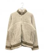 UNFILアンフィル）の古着「wool pile boa fleece full zip jacket」｜ベージュ