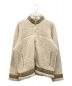 UNFIL（アンフィル）の古着「wool pile boa fleece full zip jacket」｜ベージュ