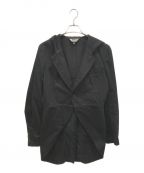 BLACK COMME des GARCONS）の古着「燕尾フーデッドジャケット」｜ブラック