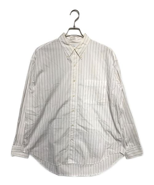 Graphpaper（グラフペーパー）Graphpaper (グラフペーパー) thomas mason (トーマスメイソン) L/S B.D Box Shirt ホワイト サイズ:2の古着・服飾アイテム