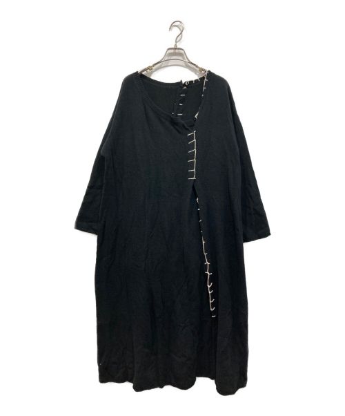 YOHJI YAMAMOTO（ヨウジヤマモト）YOHJI YAMAMOTO (ヨウジヤマモト) ニットワンピース ブラック サイズ:2の古着・服飾アイテム