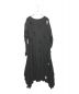 LIMI feu (リミフゥ) ホールツイルレイヤードドレス ブラック サイズ:S：17800円