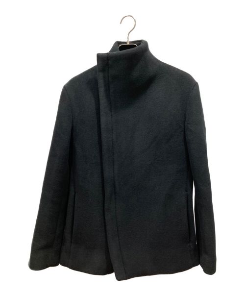 Junhashimoto（ジュンハシモト）Junhashimoto (ジュンハシモト) WRAP SHORT COAT ブラック サイズ:4の古着・服飾アイテム