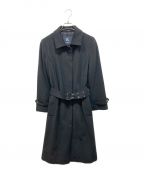 BURBERRY LONDONバーバリー ロンドン）の古着「カシミヤ混ステンカラーコート」｜ブラック