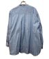 ebure (エブール) コットンストライプバンドカラーシャツ ブルー サイズ:36：12000円
