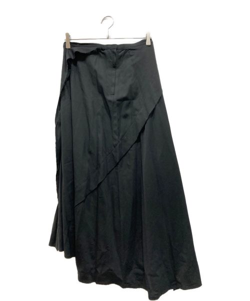 YOHJI YAMAMOTO（ヨウジヤマモト）YOHJI YAMAMOTO (ヨウジヤマモト) デザインスカート ブラック サイズ:Sの古着・服飾アイテム