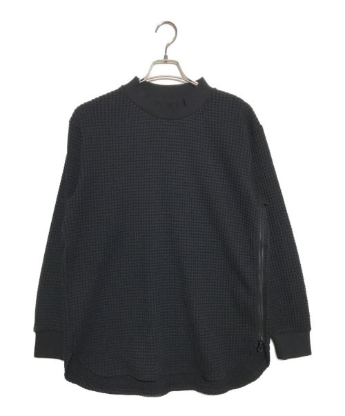 ONE GRAVITY（ワングラヴィティ）ONE GRAVITY (ワングラヴィティ) ワッフルリブロングスリーブTシャツ ブラック サイズ:Mの古着・服飾アイテム
