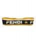 FENDI (フェンディ) FILA (フィラ) ヘアバンド ブラック×イエロー：13000円