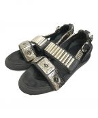 TOGA PULLAトーガ プルラ）の古着「Metal sneaker sandal」｜ブラック