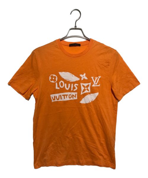 LOUIS VUITTON（ルイ ヴィトン）LOUIS VUITTON (ルイ ヴィトン) モノグラムプリントTシャツ オレンジ サイズ:Mの古着・服飾アイテム