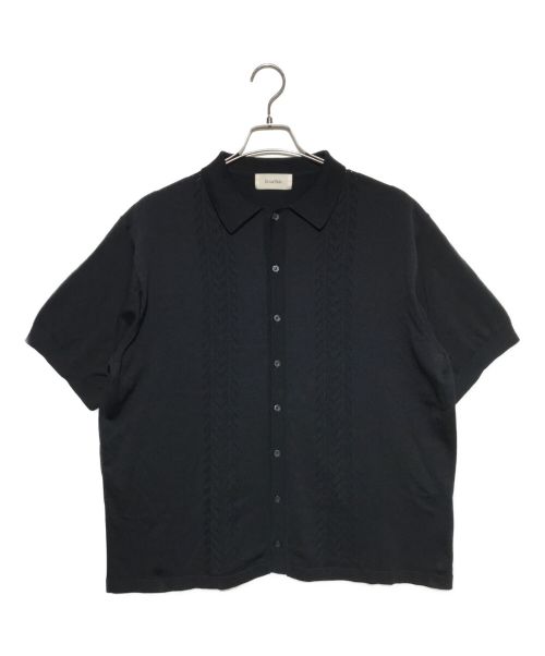 Ernie Palo（アーニーパロ）Ernie Palo (アーニーパロ) S/S Knit ポロシャツ ブラック サイズ:50の古着・服飾アイテム