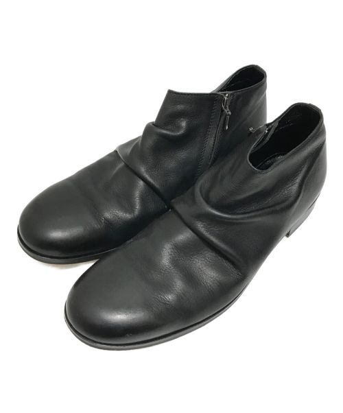 PADRONE（パドローネ）PADRONE (パドローネ) サイドジップレザーシューズ ブラック サイズ:42の古着・服飾アイテム