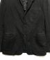 中古・古着 COMME des GARCONS HOMME (コムデギャルソン オム) ポリ縮絨3Bジャケット ブラック サイズ:S：15000円
