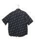 BALENCIAGA (バレンシアガ) スクリプトロゴ半袖シャツ ブラック サイズ:38：20000円