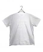 sacai×MADSAKIサカイ×マサキ）の古着「Flock Print T-Shirt」｜ホワイト