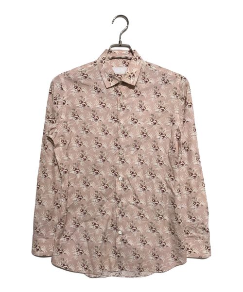 PRADA（プラダ）PRADA (プラダ) プリントシャツ ピンク サイズ:37の古着・服飾アイテム