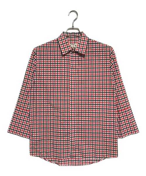 MARNI（マルニ）MARNI (マルニ) 総柄シャツ レッド サイズ:44の古着・服飾アイテム