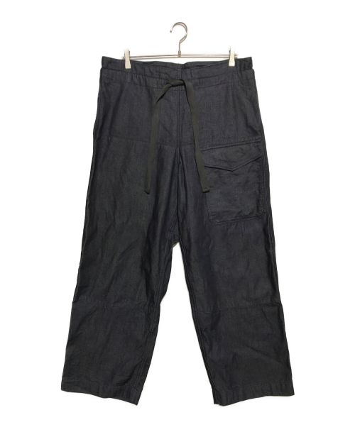 SUSーSOUS（シュス）SUSーSOUS (シュス) wide trousers MK-1 インディゴ サイズ:7の古着・服飾アイテム