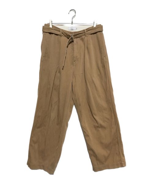 Graphpaper（グラフペーパー）Graphpaper (グラフペーパー) Hard Twill Belted Pants アイボリー サイズ:3の古着・服飾アイテム