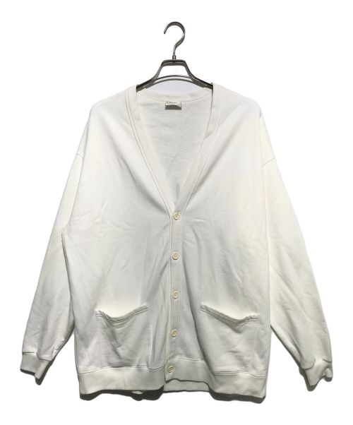 CELINE（セリーヌ）CELINE (セリーヌ) Oversized Cardigan In Cotton Fleece ホワイト サイズ:Mの古着・服飾アイテム