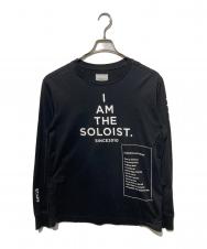 TAKAHIROMIYASHITA TheSoloIst. (タカヒロミヤシタ ザソロイスト) 19AW BOOTLEGSTAFF-T L/S カットソ－ ブラック サイズ:52