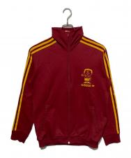 adidas (アディダス) トラックジャケット レッド サイズ:M