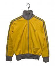 adidas (アディダス) トラックジャケット イエロー×グレー サイズ:L