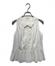 Her lip to (ハーリップトゥ) Manon Pleated Peplum Top ホワイト サイズ:M