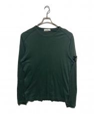 STONE ISLAND (ストーンアイランド) ロングスリーブカットソー グリーン サイズ:XL